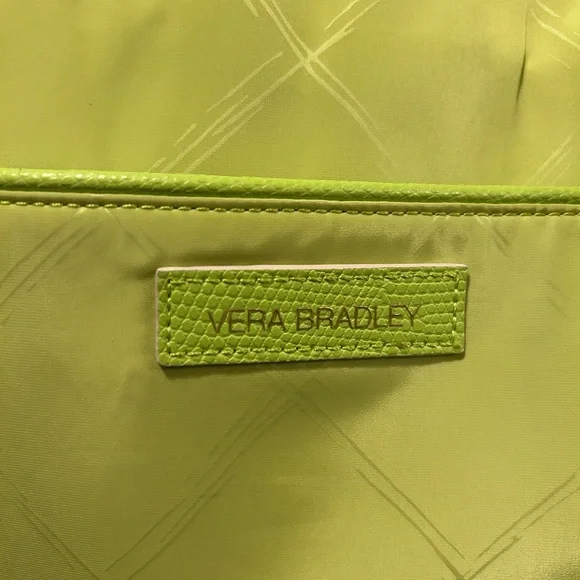 Vera Bradley Preppy Poly NoSo Tote in Citrine (Lime Green) NWT READ - Picture 2 of 9